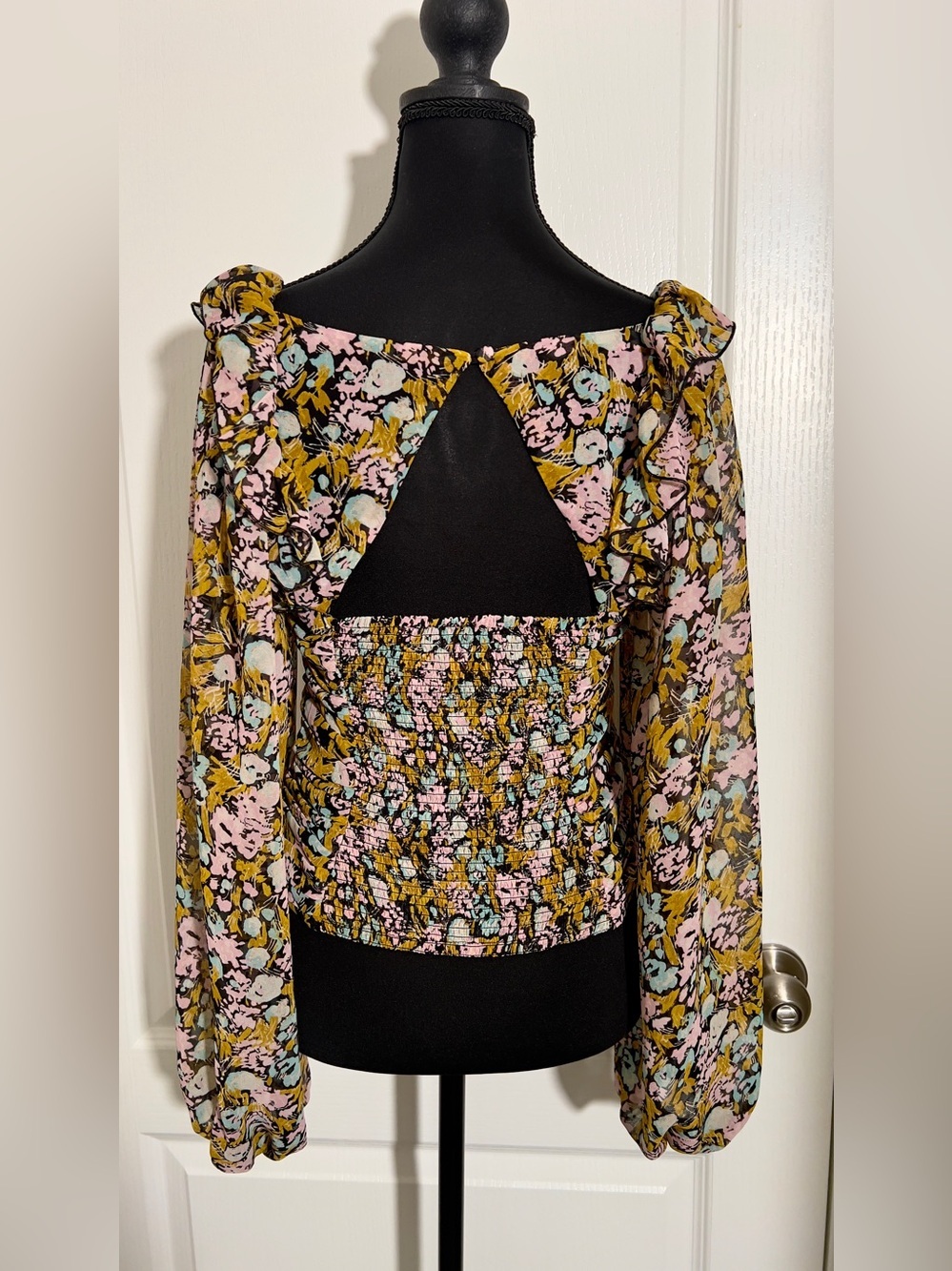 Free People Mabel Printed Blouse Size XS - Picture 12 of 16